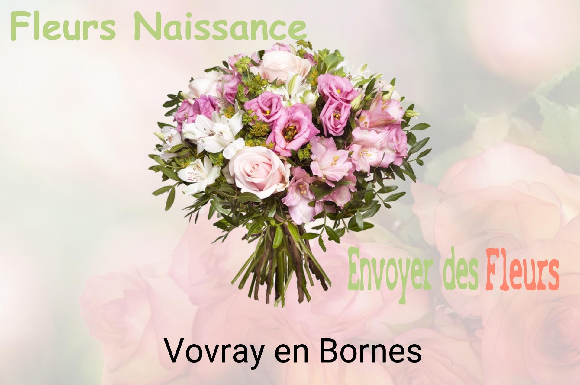 Bouquet de fleurs de naissance livré à Vovray-en-Bornes